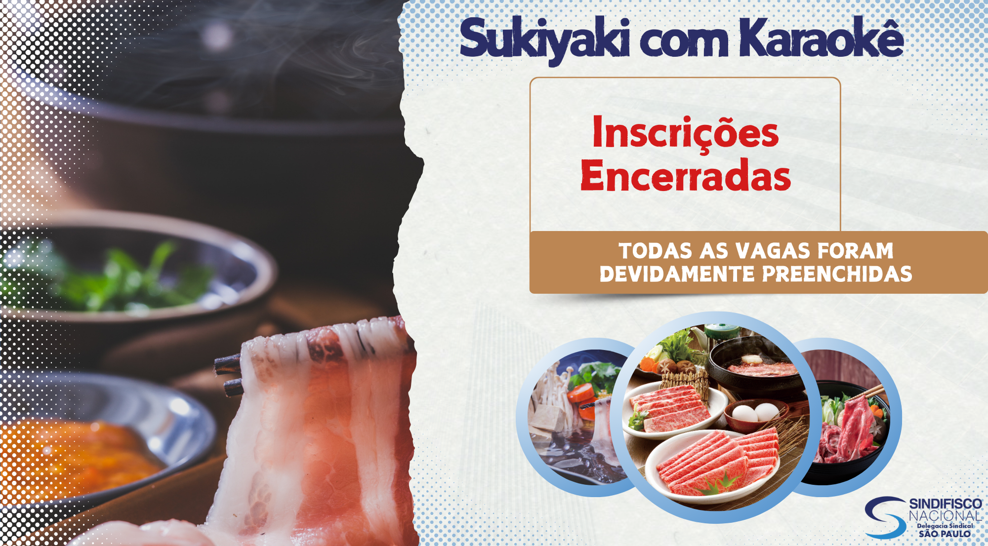 Almoço: Sukiyaki com Karaokê – 27/08 (Inscrições encerradas)