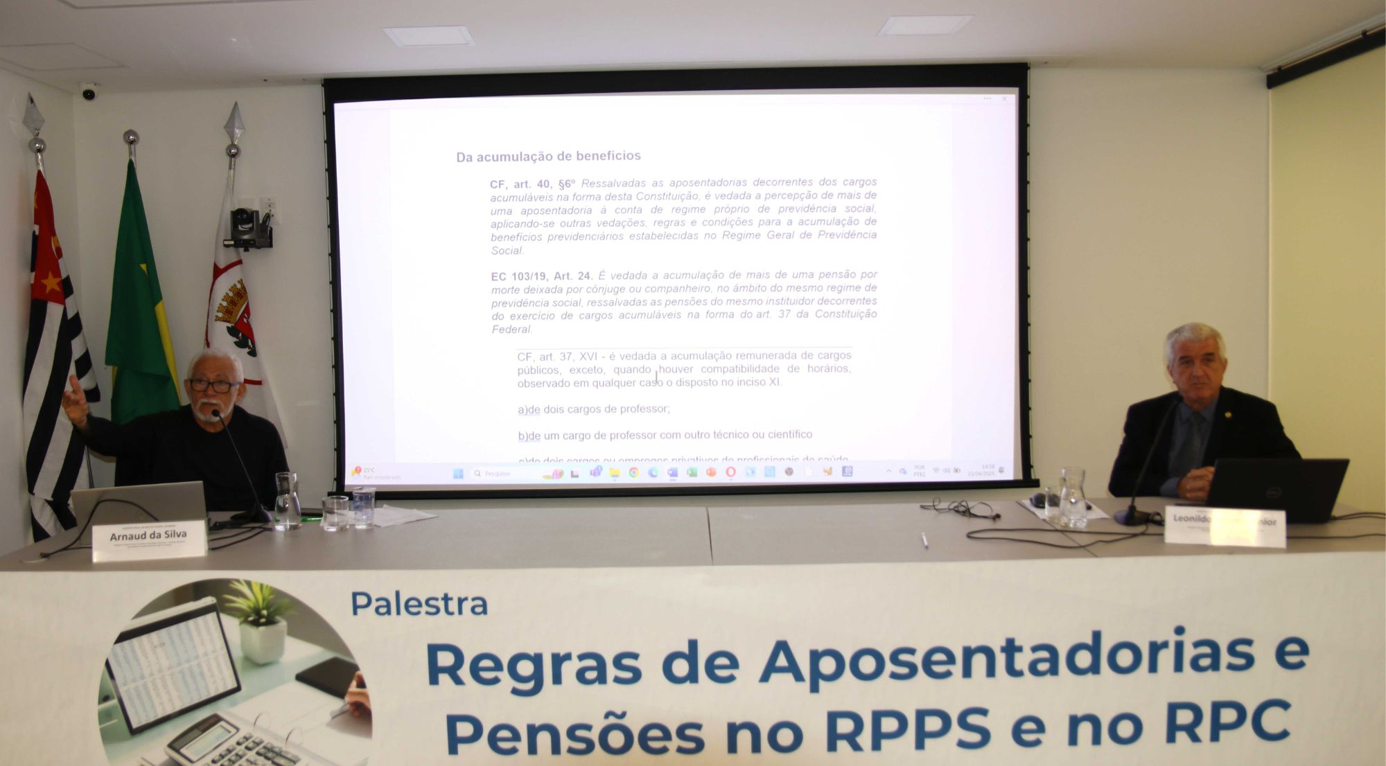 Auditores-Fiscais participam de palestra sobre regras de aposentadorias