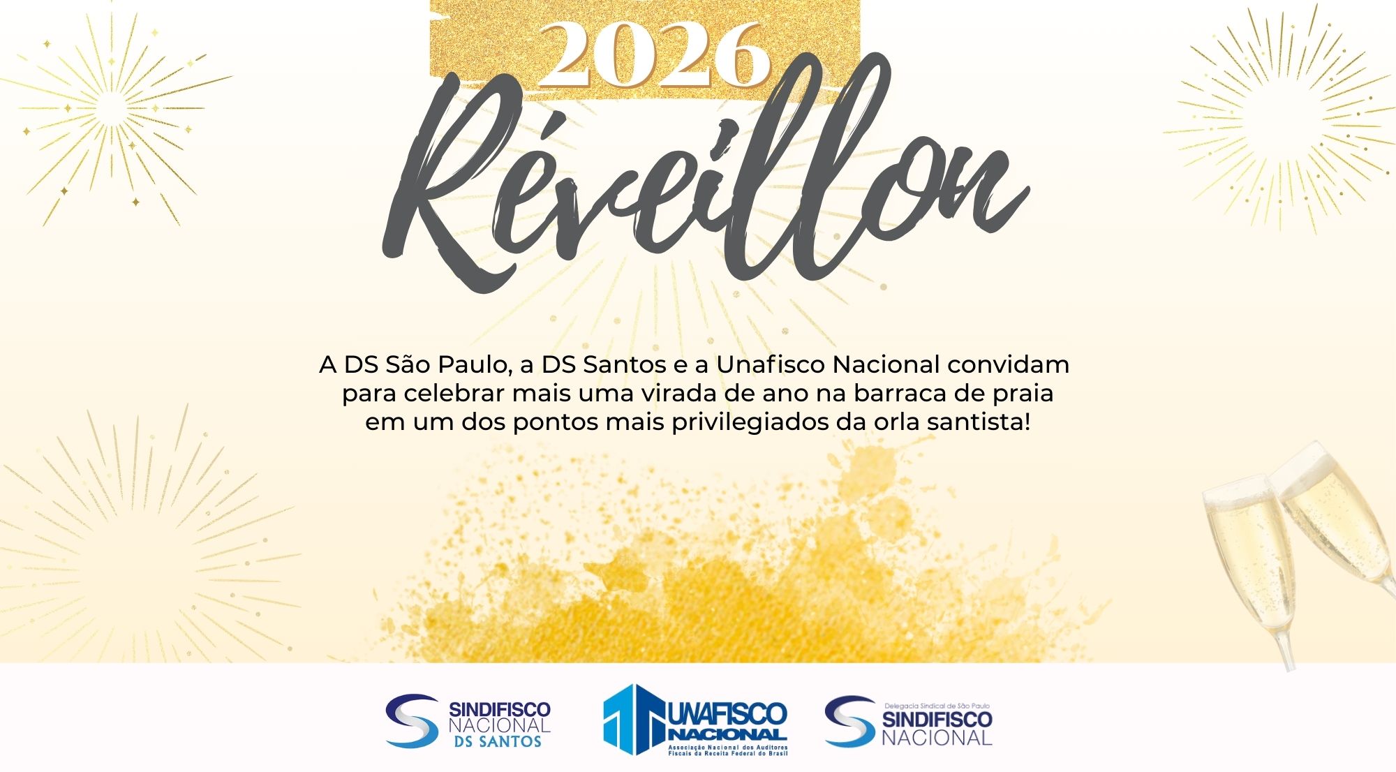 Réveillon 2026 em Santos: inscrições abertas!