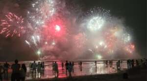 Filiados da DS/SP participam de Réveillon em Santos