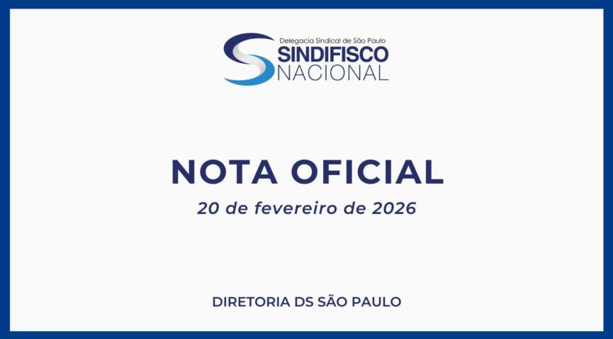 Nota Oficial - 20 de fevereiro de 2026