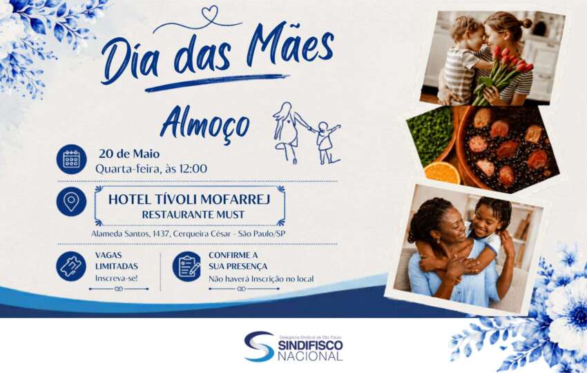 DS/SP realizará almoço em comemoração ao Dia das Mães