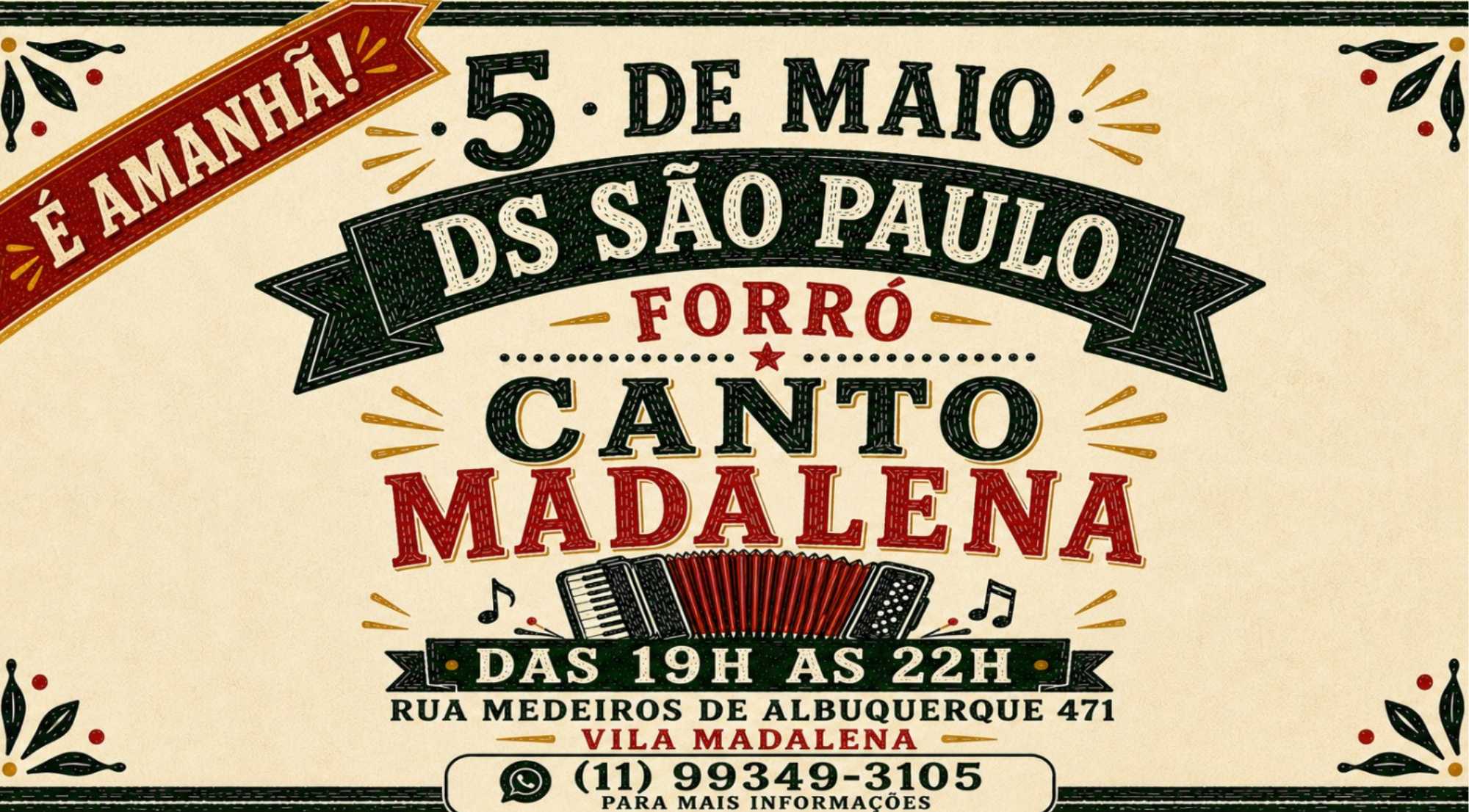 Forró no Canto Madalena – Grupo de Dança!