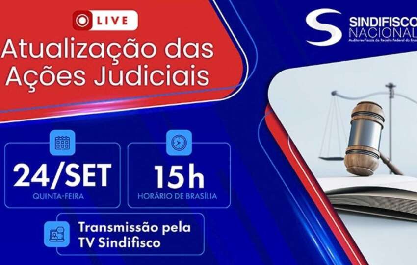 Jurídico promove live para atualizar filiados sobre ações judiciais nesta quinta (24)