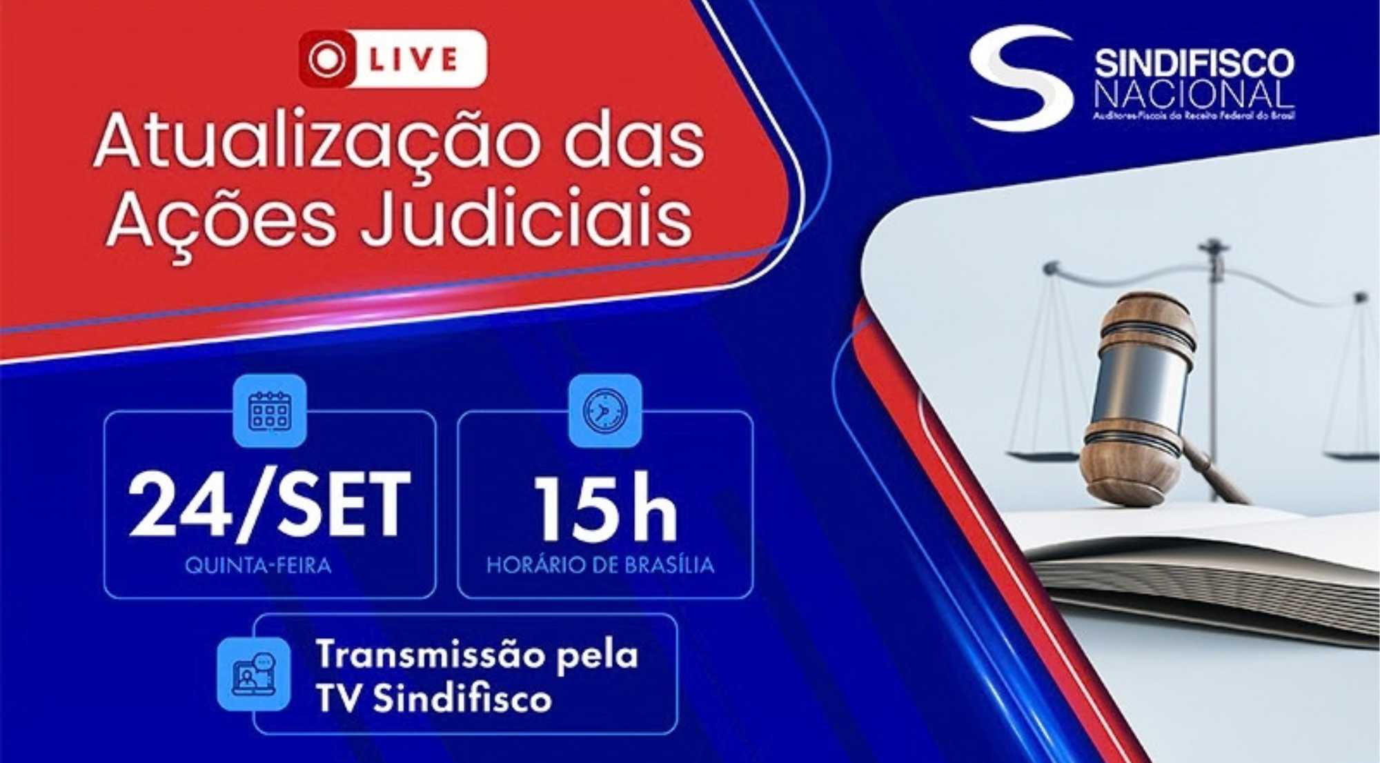 Jurídico promove live para atualizar filiados sobre ações judiciais nesta quinta (24)
