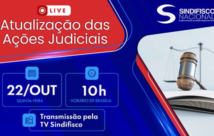 Adicionais ocupacionais, progressão funcional e bônus serão temas de live na próxima quinta (22)